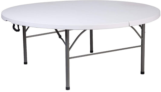 White Plastic Banquet and Event Folding Table