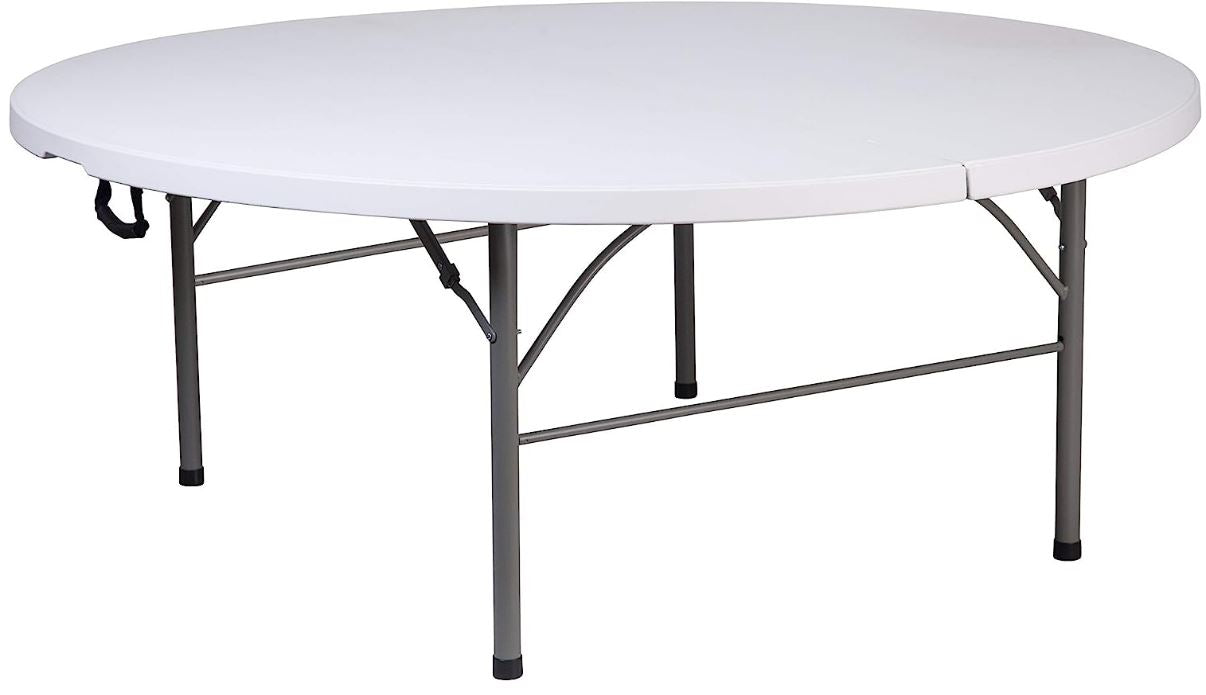 White Plastic Banquet and Event Folding Table