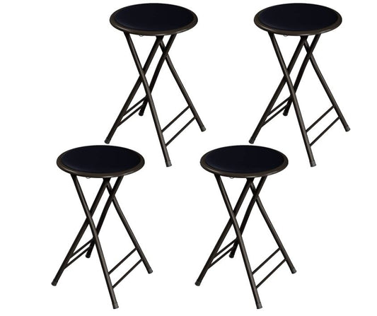 24-Inch Counter Height Bar Stool – Backless Folding Chair