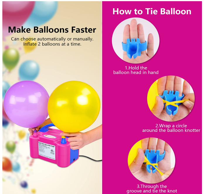 Electric Balloon Blower Pump/Electric Balloon Inflator