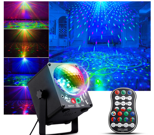 Party Lights DJ Lights with Sound Activated ＆ Remote