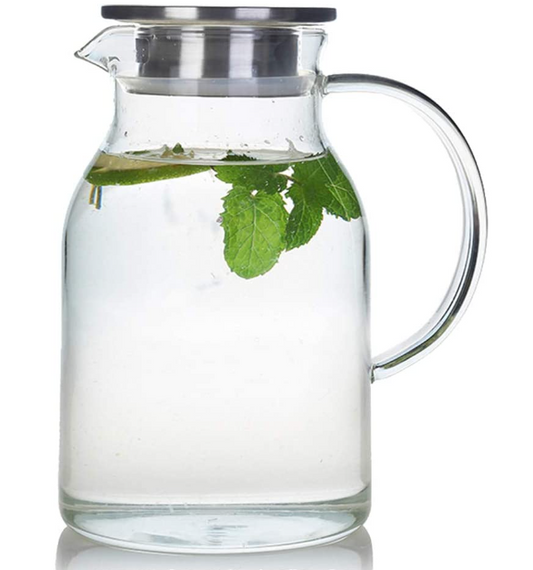 68 Ounces Glass Pitcher with Lid