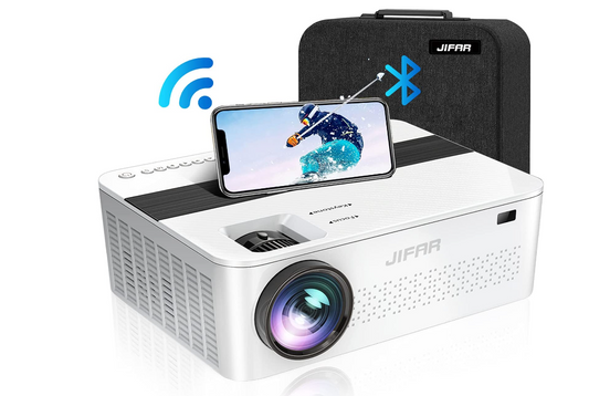 HD1080P 5G WiFi Bluetooth Projector 4K with 450" Display