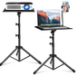 Projector Stand, Laptop Tripod Stand with Gooseneck Phone Holder