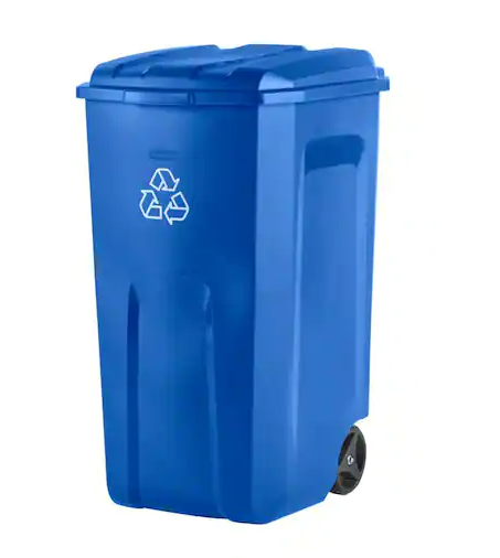 Recycle Bin with Lid - 45 Gallon