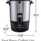 Coffee Urn and Hot Beverage Dispenser, 45 Cup